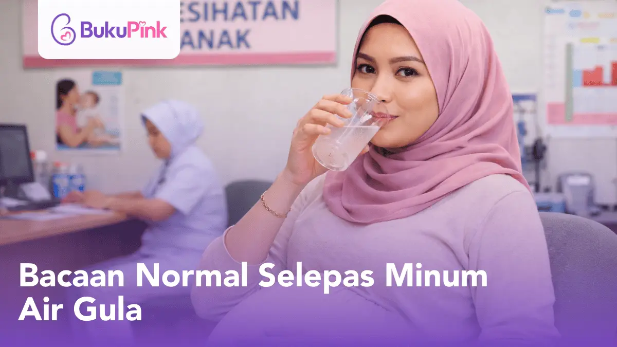 bacaan normal selepas minum air gula